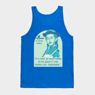 Anne of Green Gables Portrait and Quote Tank Top